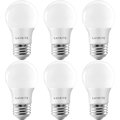 Luxrite A15 LED Light Bulbs 7W (40W Equivalent) 600LM 3000K Soft White Dimmable E26 Base 6-Pack LR21351-6PK